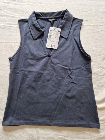 Débardeur avec col  - taille S