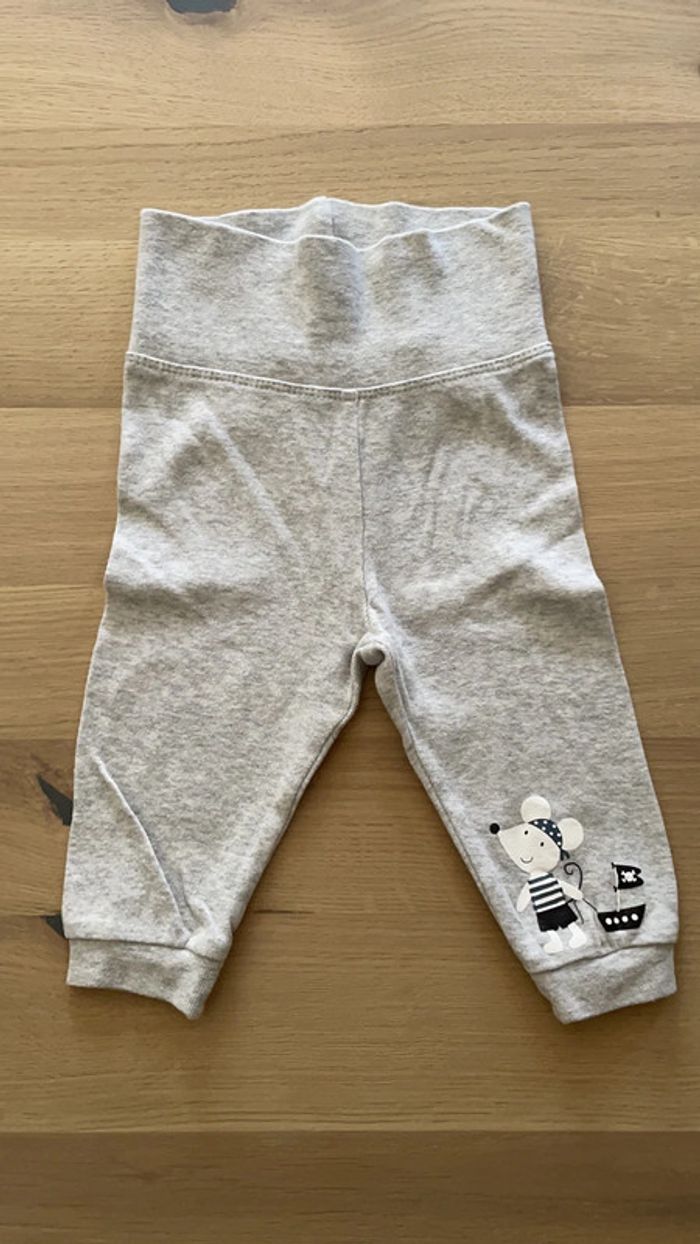 Legging gris avec bandeau ventre Lupilu 62/68 cm - photo numéro 2