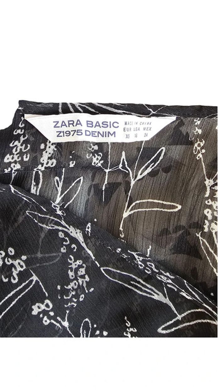 blouse Zara noir taille Xs - photo numéro 5