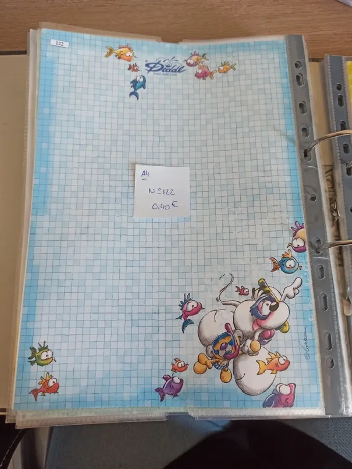 Feuille Diddl A4 122 0,40€