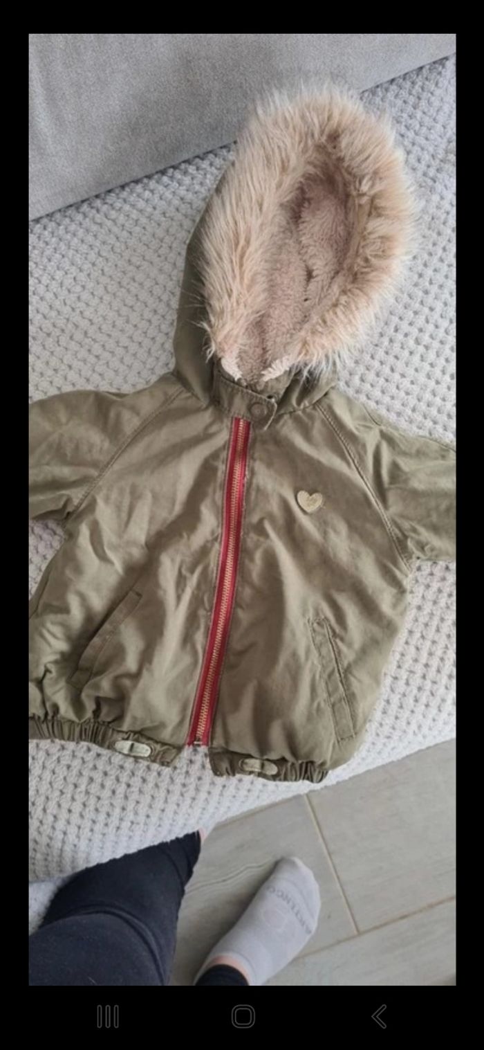 Manteau Zara Baby girl 9-12 mois