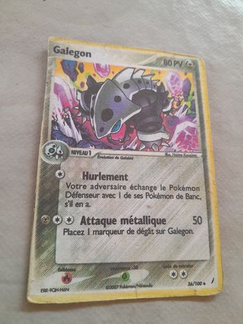 Carte pokemon  galegon