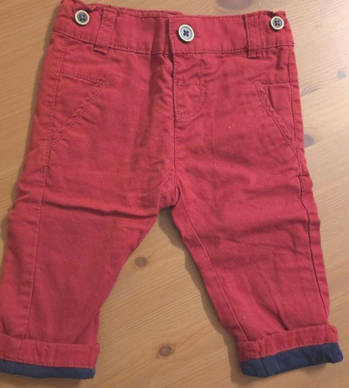 🥰😍💙  superbe Ensemble teeshirt ml et pantalon doublé 6mois garçon 💙😍🥰 - photo numéro 4