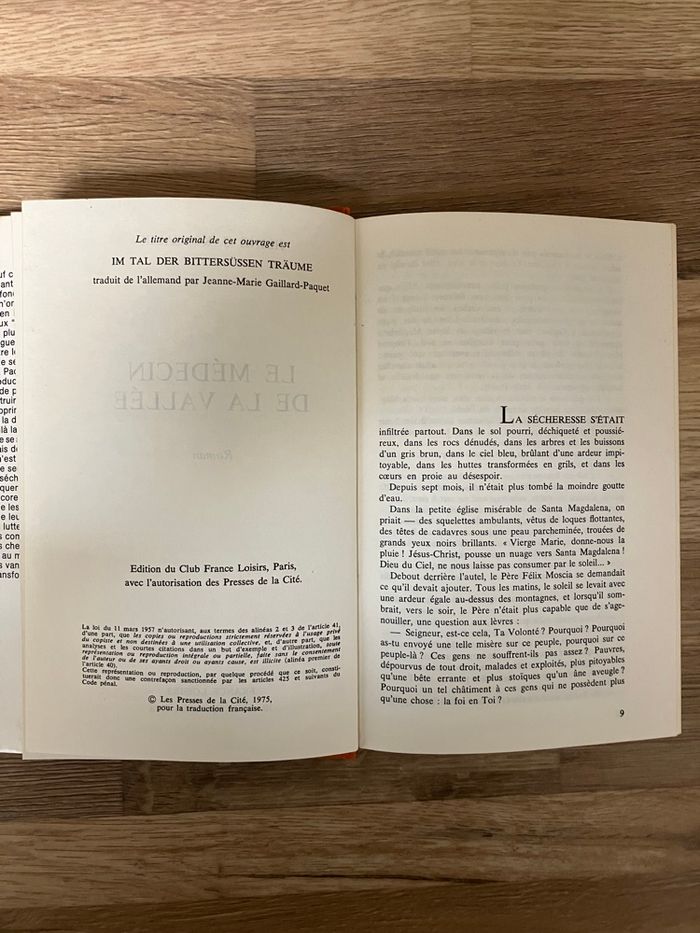 Livre relié-Konsalik-Le médecin de la vallée - photo numéro 4