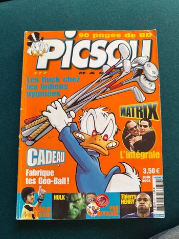 Bédé Picsou magazine 90 pages de B.D. les docks chez les Indiens pygmées