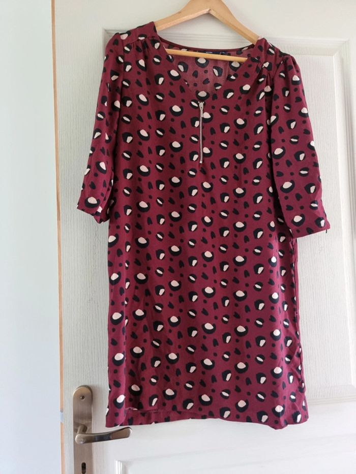 Robe fluide léopard