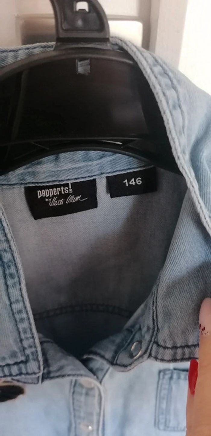 Robe bleue jeans 11 ans - photo numéro 2