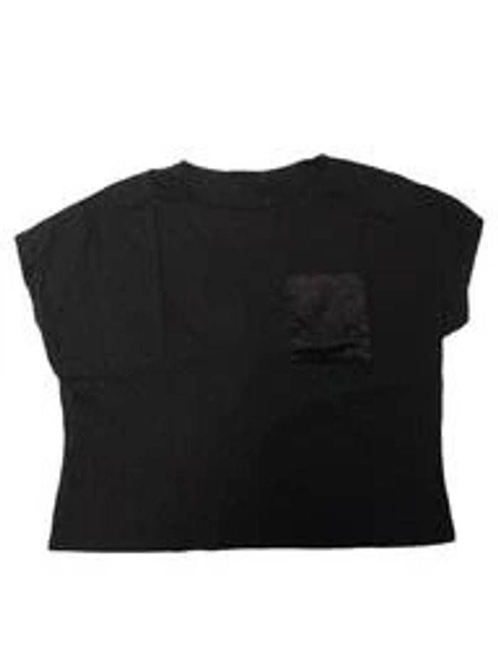 Tshirt noir petite poche - Zara - M