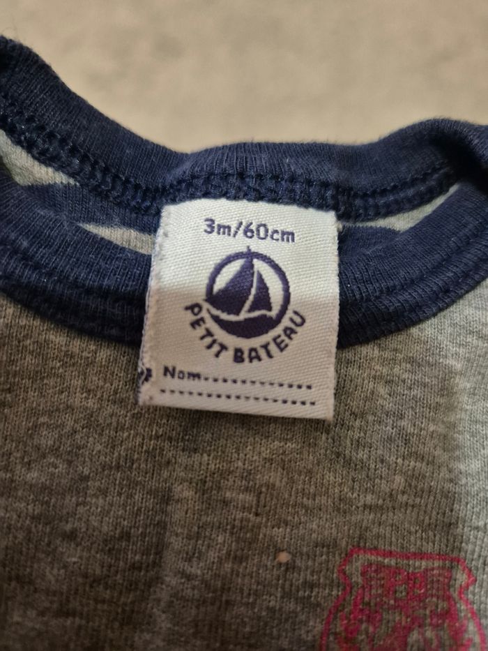 Lot de 10 bodies bébé taille 3 mois - photo numéro 5