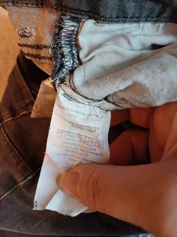 Jeans femme taille camaïeu - photo numéro 4