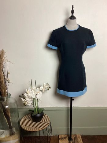 Robe marine et bleu ciel 38