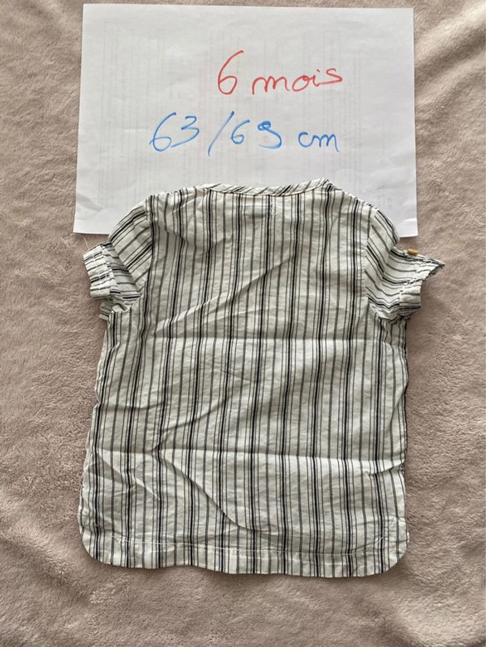 Ensemble Gilet zippé Chemisette Salopette - Kitchoun, Kiabi, In extenso - 6 mois - TBE - photo numéro 10