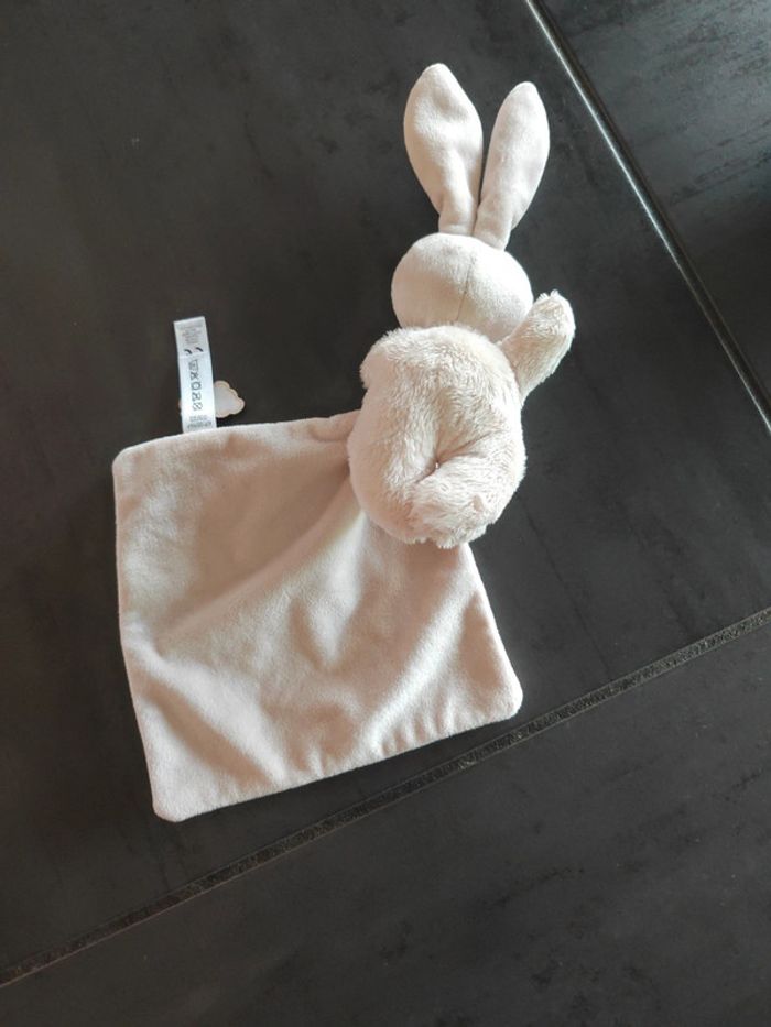 Doudou lapin carré douceur kaloo - photo numéro 4