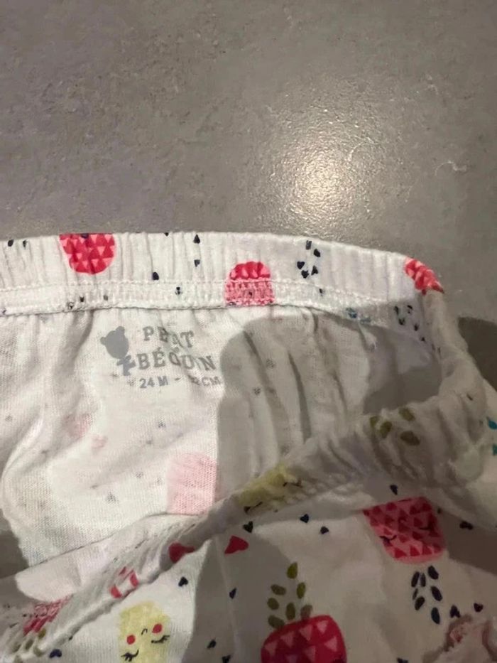 Tunique sans manches & barboteuse - Petit béguin - Welcome to the summer - Rose - 24 mois - photo numéro 3