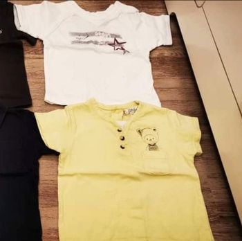 Lot t shirt 12 mois