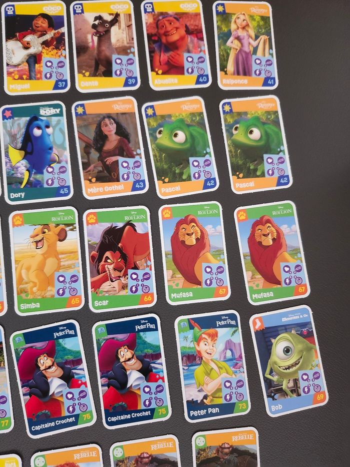 cartes enfant disney pixar lot ou unites jouons rêvons auchan - photo numéro 5