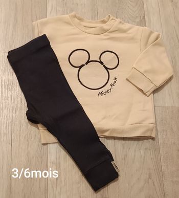 Ensemble Mickey 3/6mois