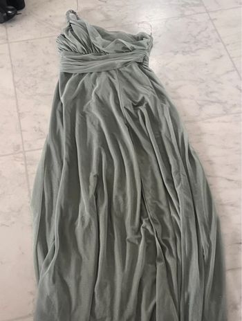 Robe soirée vert d eau taille M