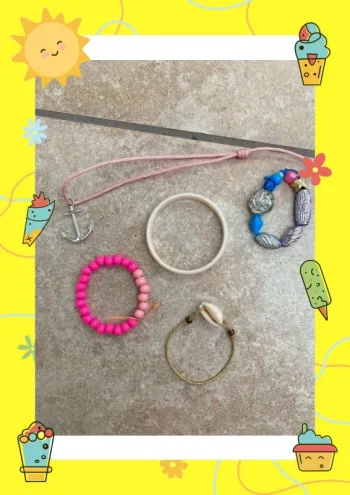 Lot bracelets collier enfants