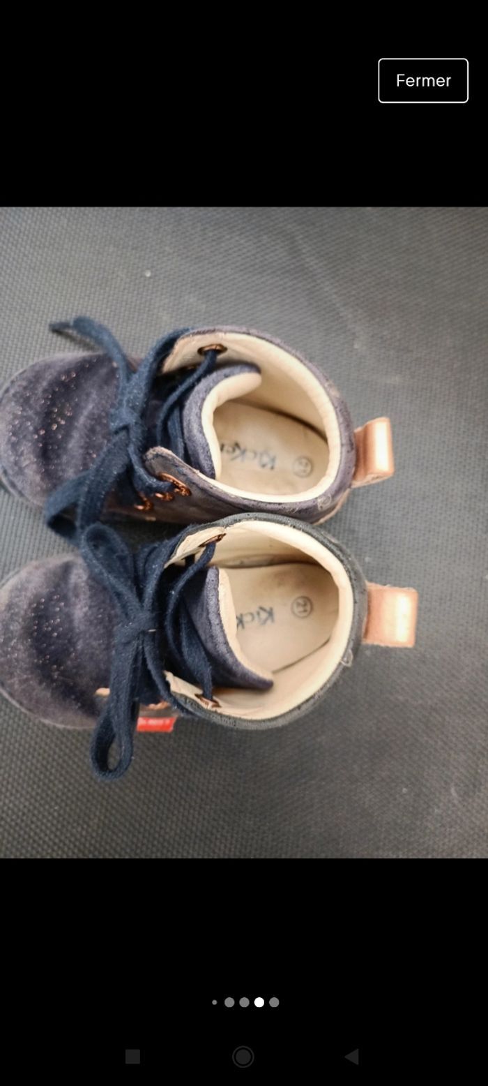 Chaussures Kickers pointure 21 - photo numéro 6