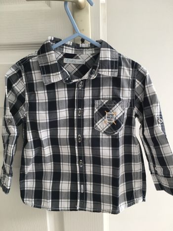 Chemise  garçon  manches longues  18 mois Gémo