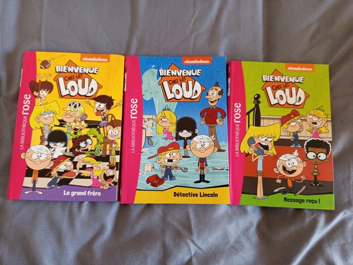 Lot 3 livres Bienvenue chez les Loud