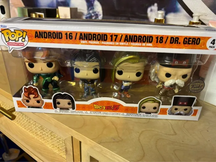 Funko Pop! Animation: Dragon Ball Z - Android 16 / Android 17 / Android 18 / Dr. Gero (4 Pack)