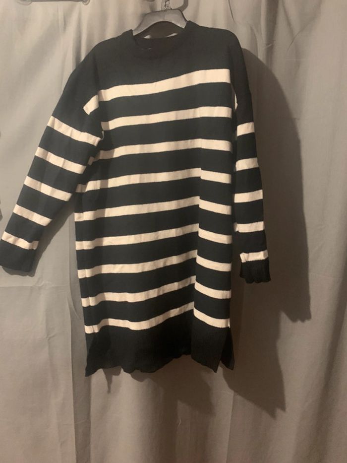 Robe pull rayé