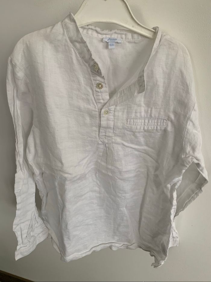 Chemise en lin « Jacadi » taille 10 ans