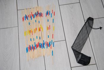 Jeu de Mikado Géant Multicolore Jeu De Société Bois 50 cm