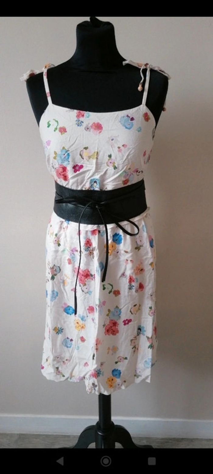 Robe fleurie grain de malice 36 (sans ceinture)