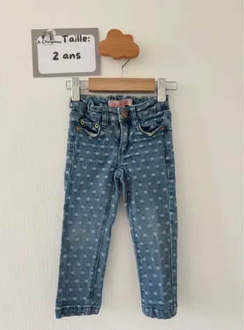 Jean à pois - taille 2 ans 🌸