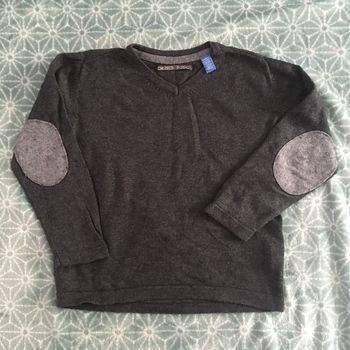 Pull gris Okaidi - 5 ans