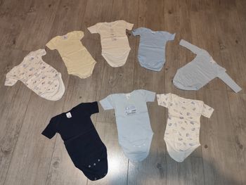 Lot de bodies bb garçons 6 12mois