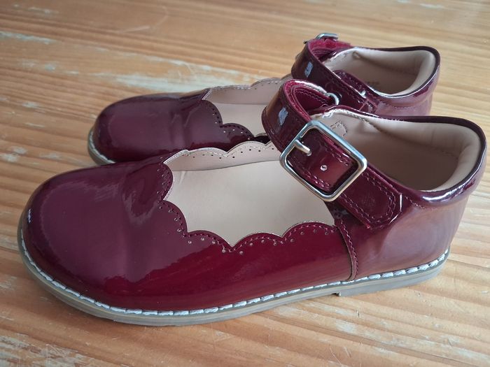Babies vernies rouge foncé 332 - photo numéro 2