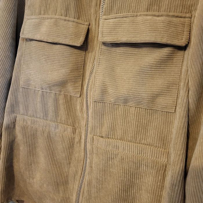 Veste / Surchemise en Velours Côtelé - Beige / Crème 🧥 Marque Pieces - Taille M - photo numéro 4