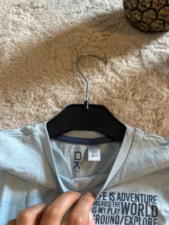 T-shirt Okaidi 3 ans bleu - photo numéro 3