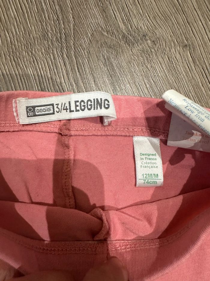 Legging 3/4 Okaidi 12 mois - photo numéro 2