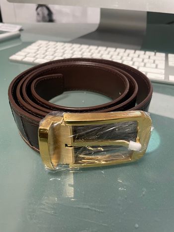Ceinture en cuir de crocodile