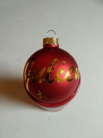 Boule de Noël personnalisée Julien