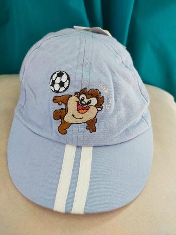 Casquette bleue Baby Taz – 47 cm – 100 % coton
