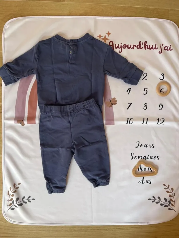 Ensemble bébé fille Lupilu – Taille 6 mois - photo numéro 2