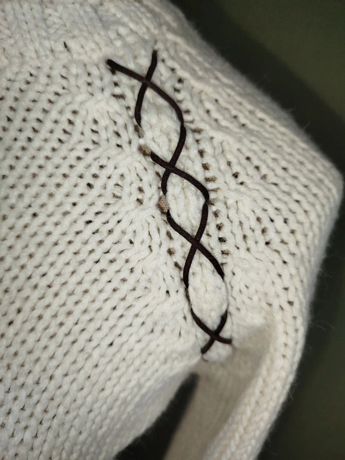 Pull ecru - photo numéro 3