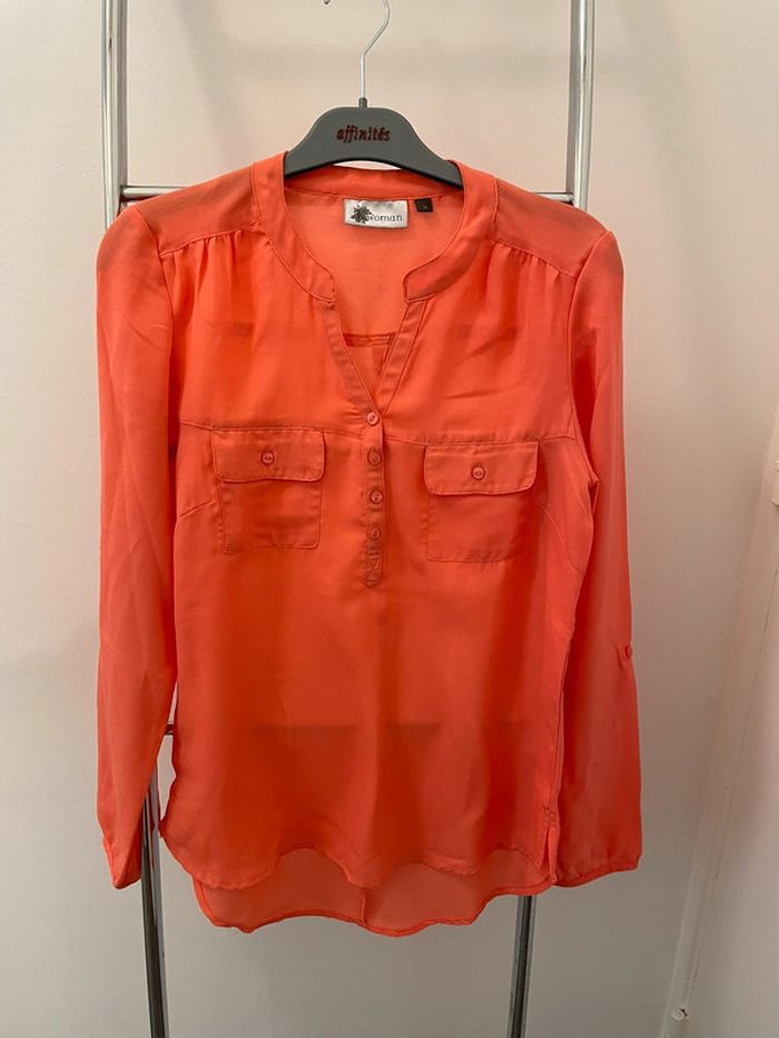 Blouse fluide corail Kiabi 36 - photo numéro 2