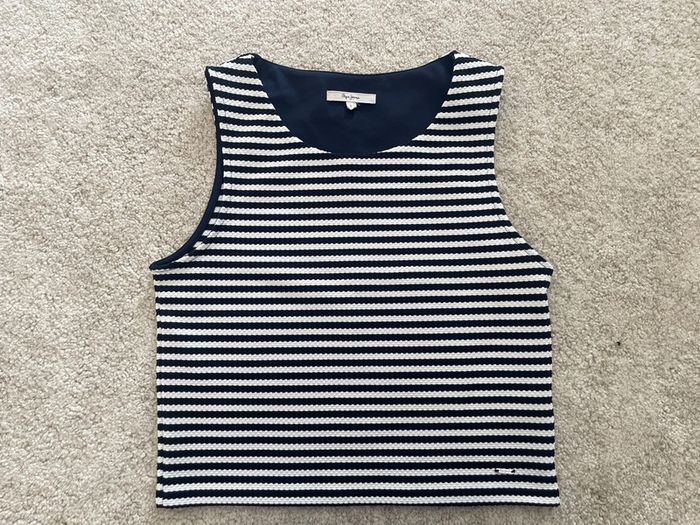 Top débardeur court marinière Pepe Jeans 🌻