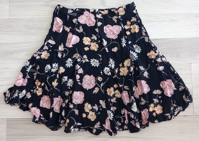 Jupe trapèze à fleur Pierre Catel taille M - photo numéro 1