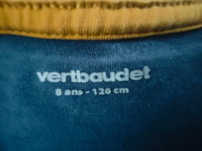 T-shirt bleu surf Vertbaudet 8 ans - photo numéro 3