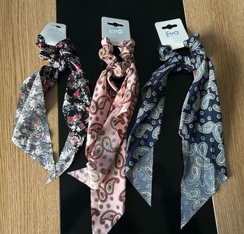 Lot chouchou avec ruban  pour cheveux