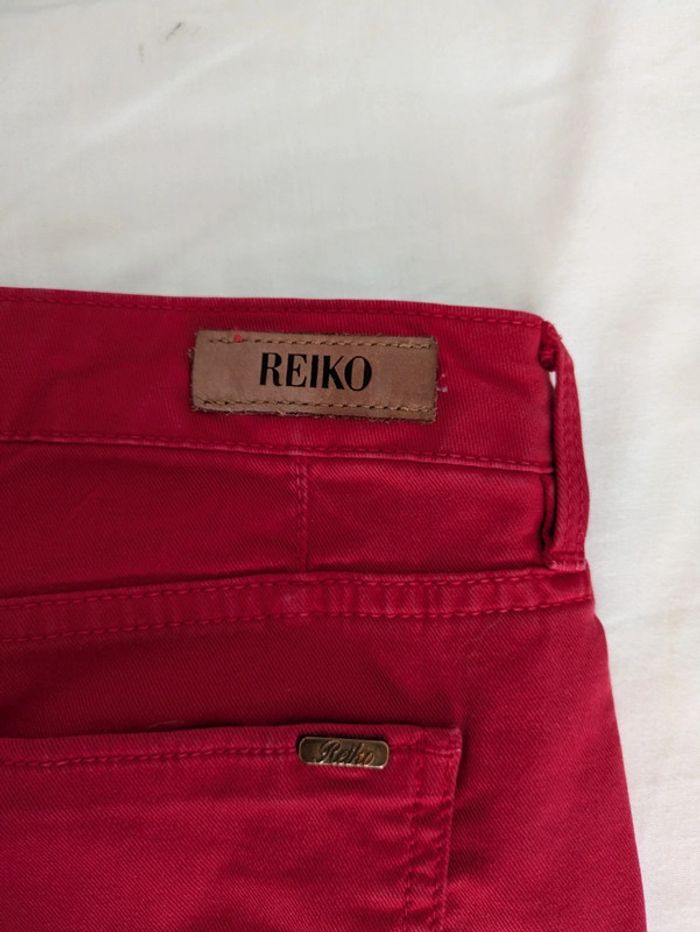 Pantalon jean rouge - Reiko - taille 30 (Fr40) - photo numéro 3