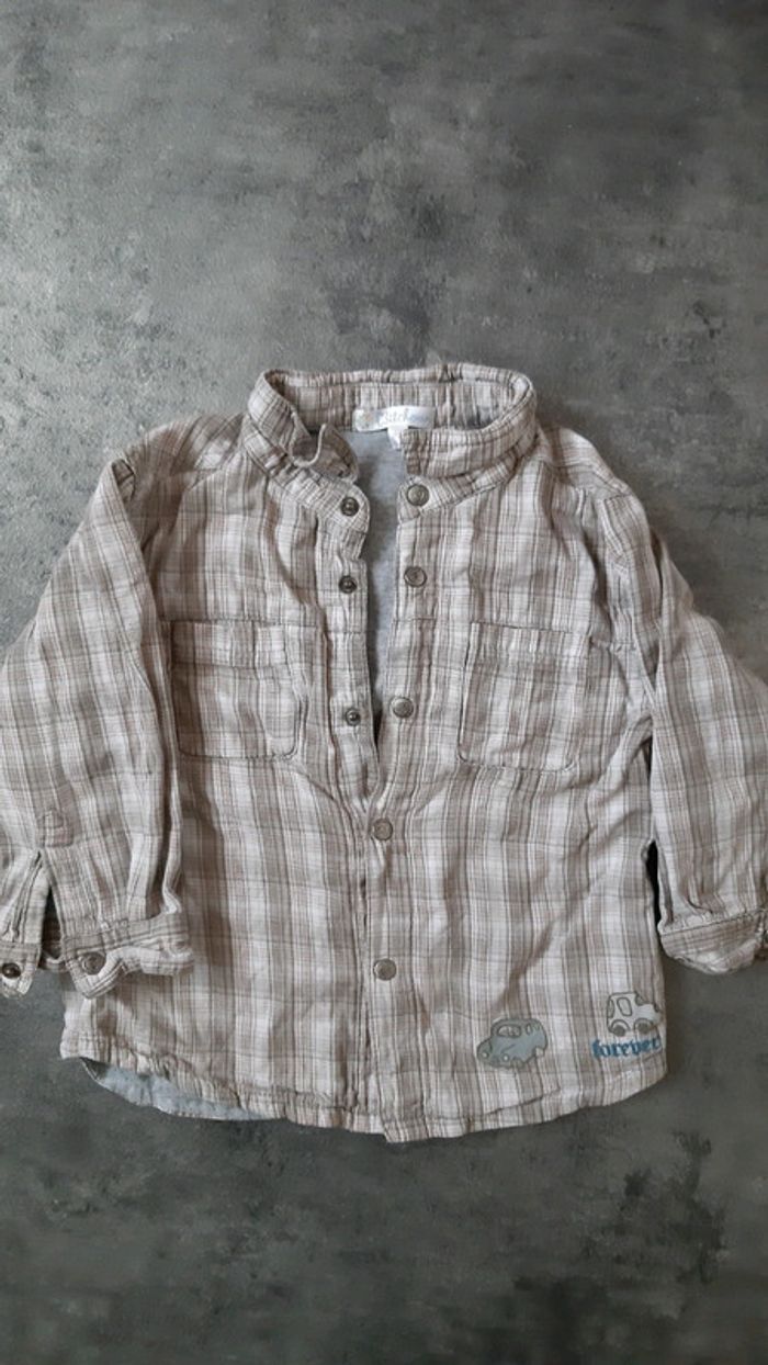 Chemise manche longue garçon